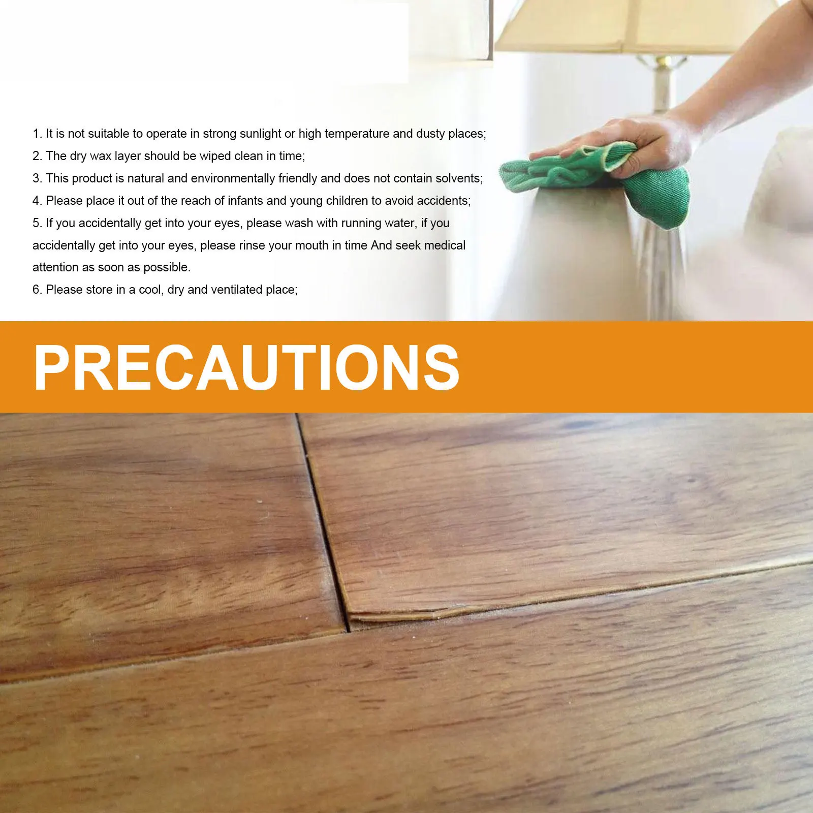 Natural Beeswax Wood Polish Furniture Care