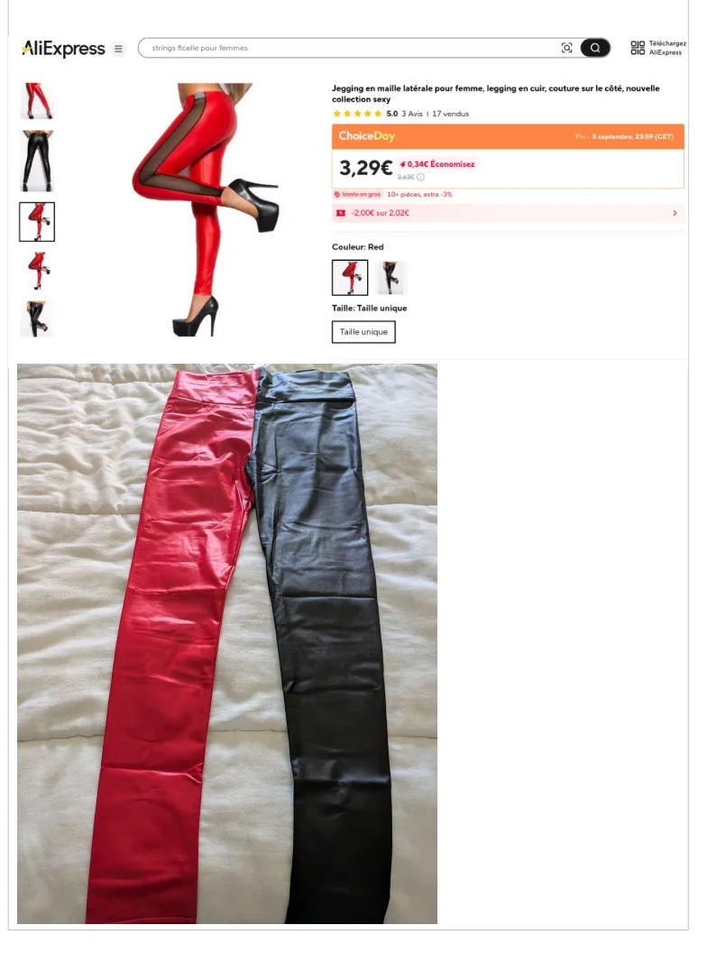 Mesh Panel Leather-Look Jeggings - Sporty Ankle Leggings photo review