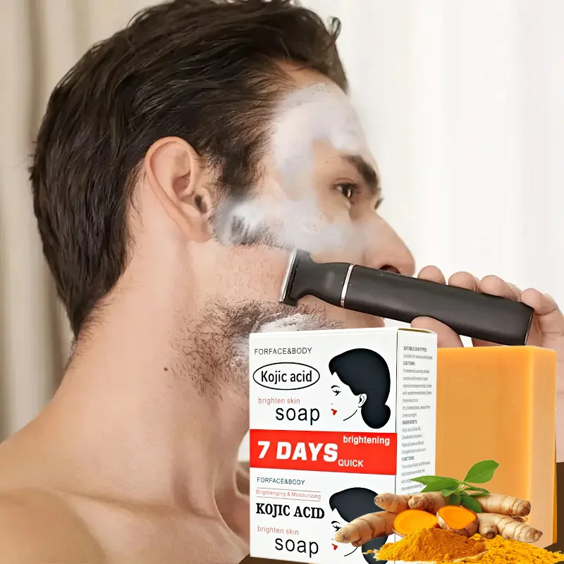 Kojic Acid Soap for Dark Spots & Glow-Whitening Even Tone Acne Care-Safe & Natural kojic acid soap