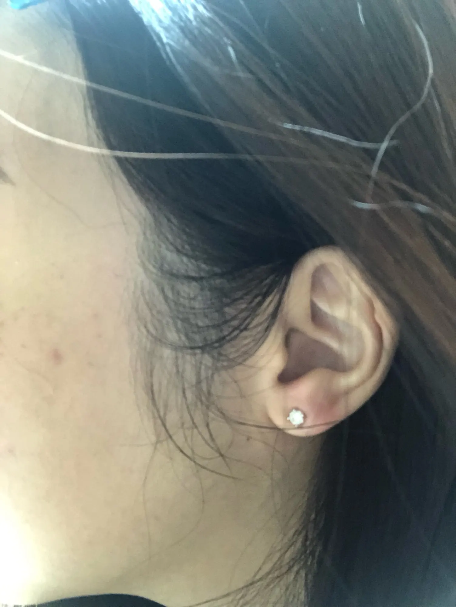 Moissanite Ear Stud Earrings photo review