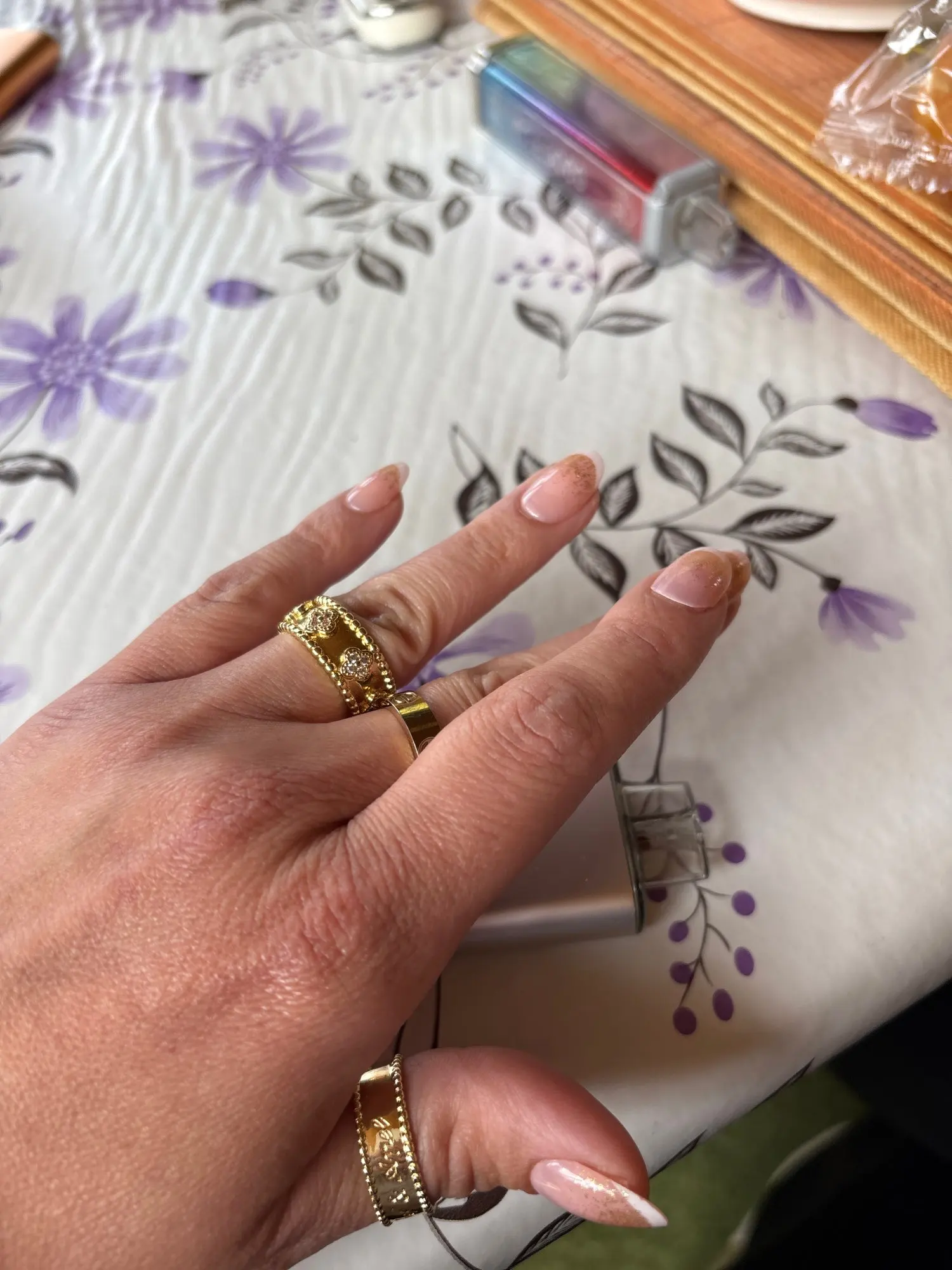 Single Row Zircon Sky Star Ring photo review