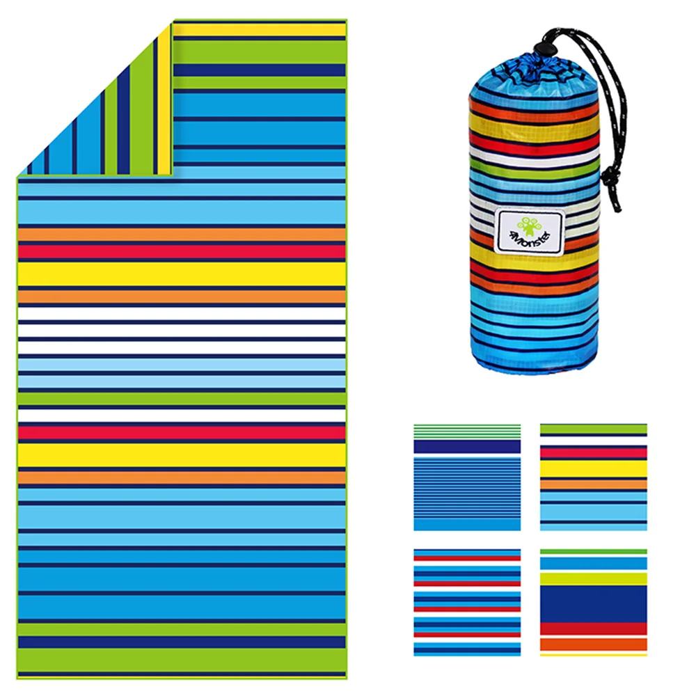 Microfiber Sand-free Beach Towel ,Lightweight ,Quick Drying Microfiber Beach Accessories Towels