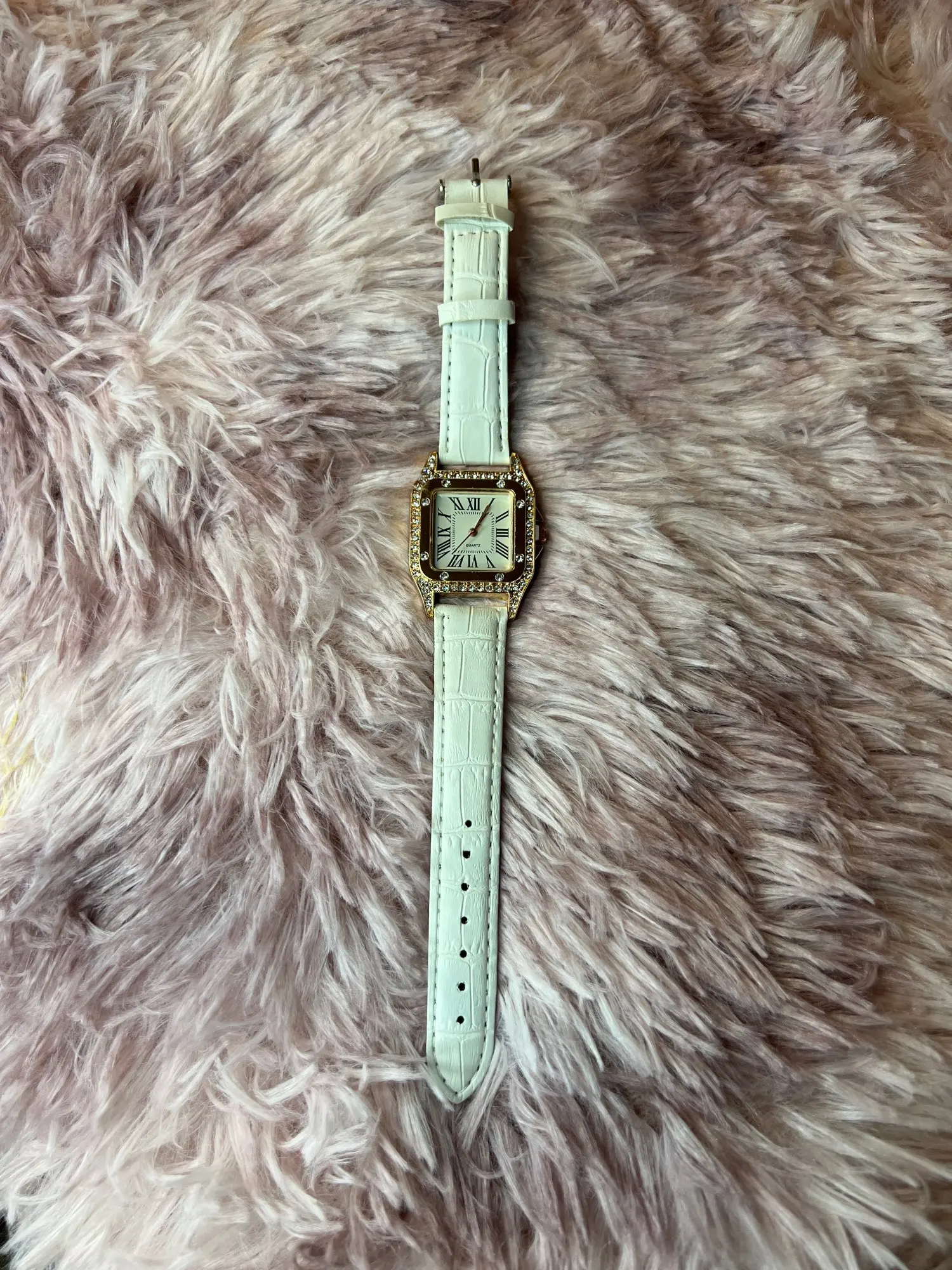 Women Diamond Watch Starry Square Dial Bracelet Watches Set Ladies Leather Band Quartz Wristwatch Female Clock Zegarek Damski photo review