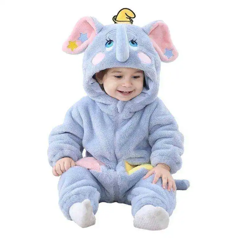 Mameluco Pijama Elefante Dumb Bebé Kawaii Disfraz