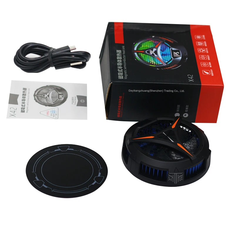 10cm Large Size Rapid Ice Cooling X42 Tablet Cooler Radiator Magnetic Peltier Semiconductor cpu heatsink backplate