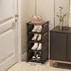 Multiple Layers Shoe Organizer Use At the Door Shoe Rack Organizer Nonwovenfabric Rack Stackable Shelf Adjustable Saving Space 6