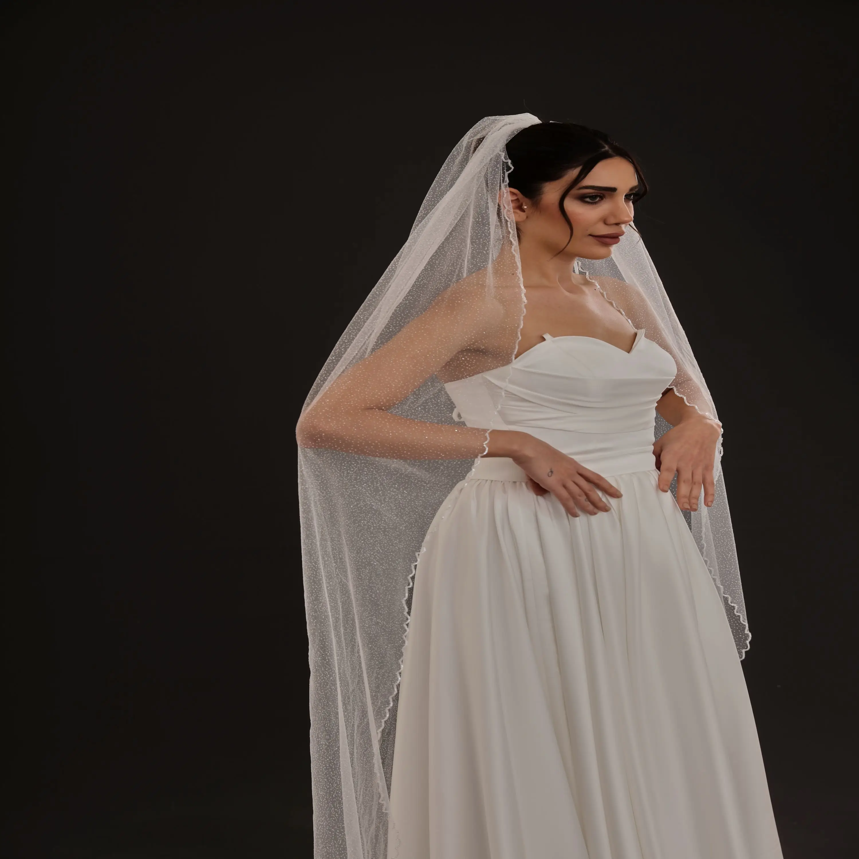 d208-wedding-bride-accessories-bridal-veil-women's-veil-bridal-beils-2023-bridal-hair-accessories-bridal-veil-free-shipping