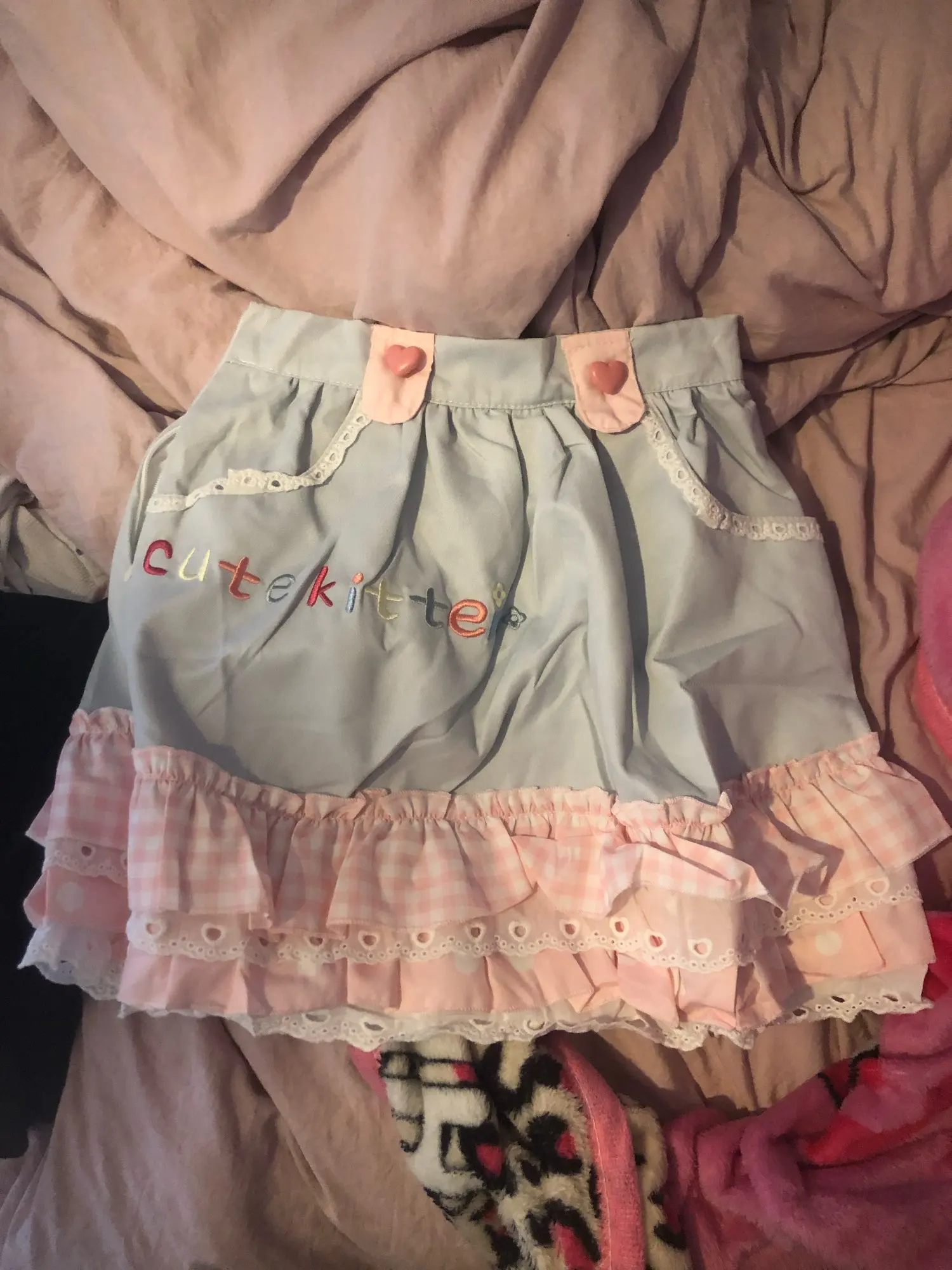 Lolita Style Skirt Top Set - Jojifuku Aesthetic photo review