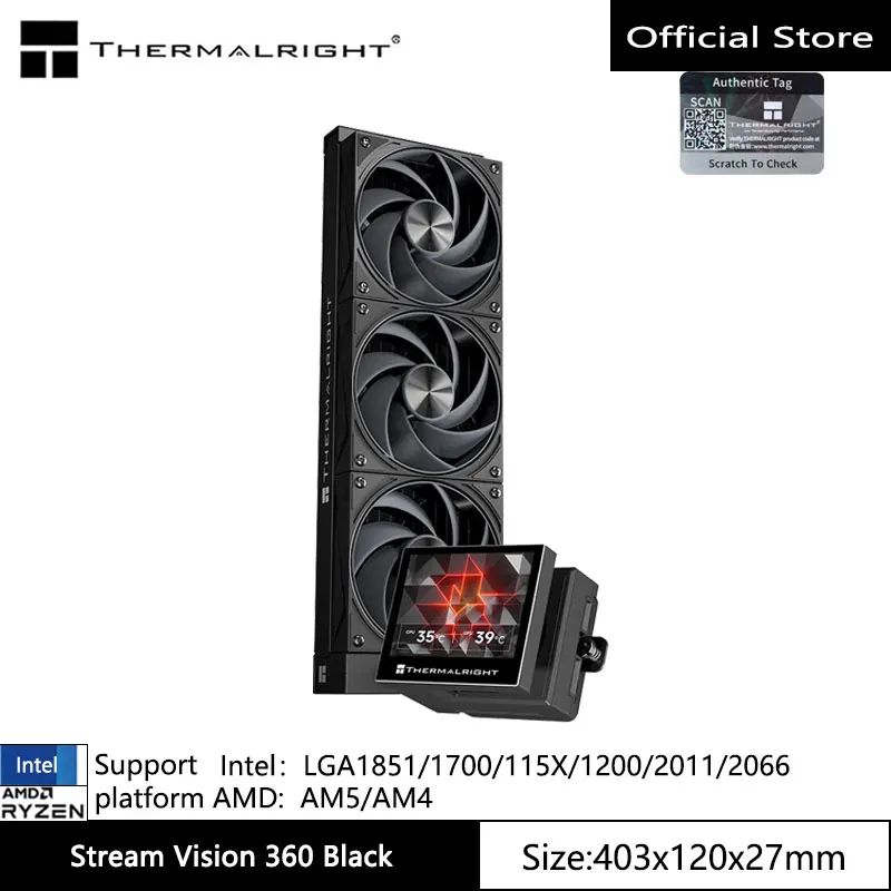 Thermalright Stream Vision 360 Integrated water cooling