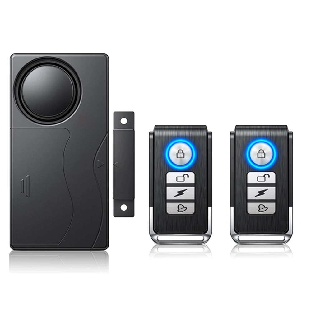 Wireless Remote Control Anti-Theft Door & Window Alarm System Kit - Home Security Sensors