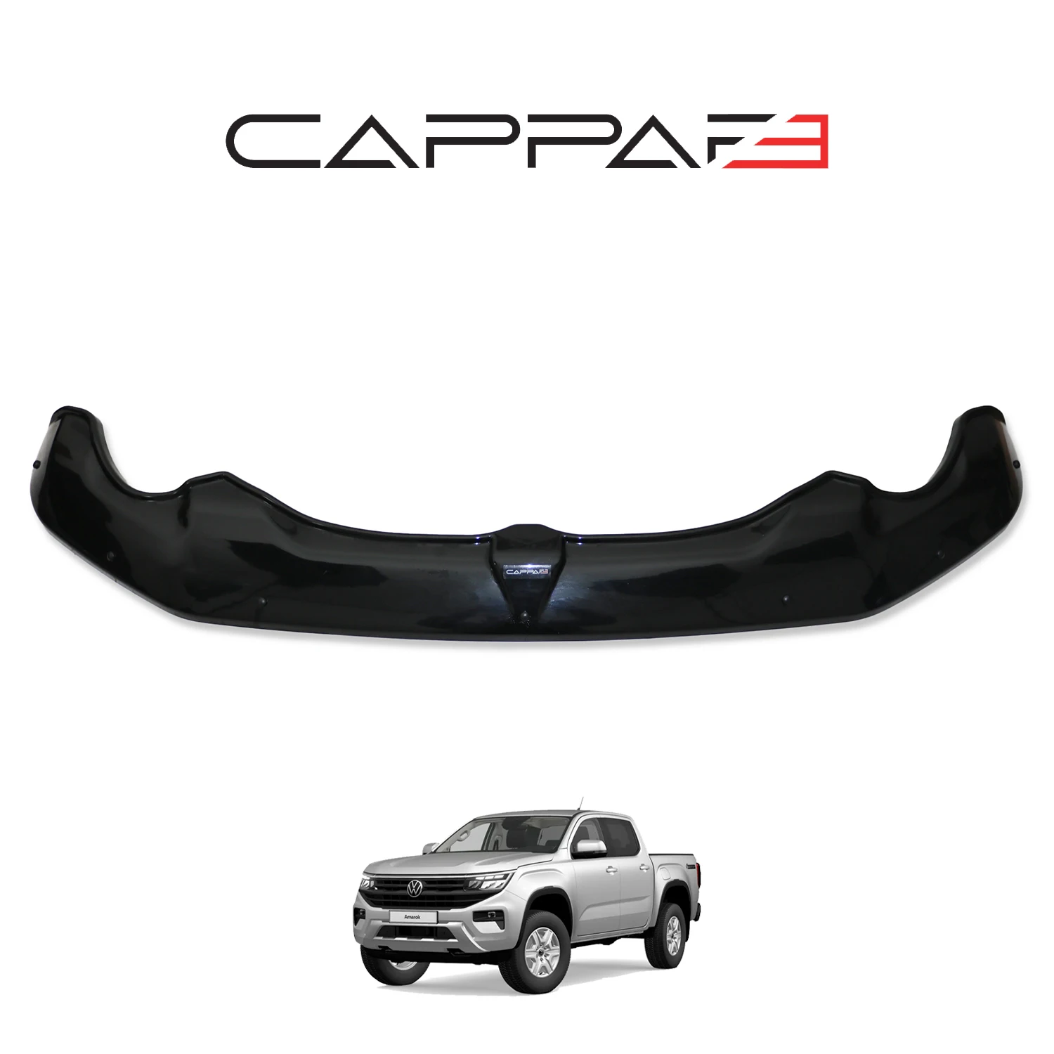 Per Volkswagen Vw Amarok Protezione Cofano Anteriore Bat Spoiler 2023 2024 2025 Anteriore Bug Shield Cappuccio Deflettore Guard - Auto Styling