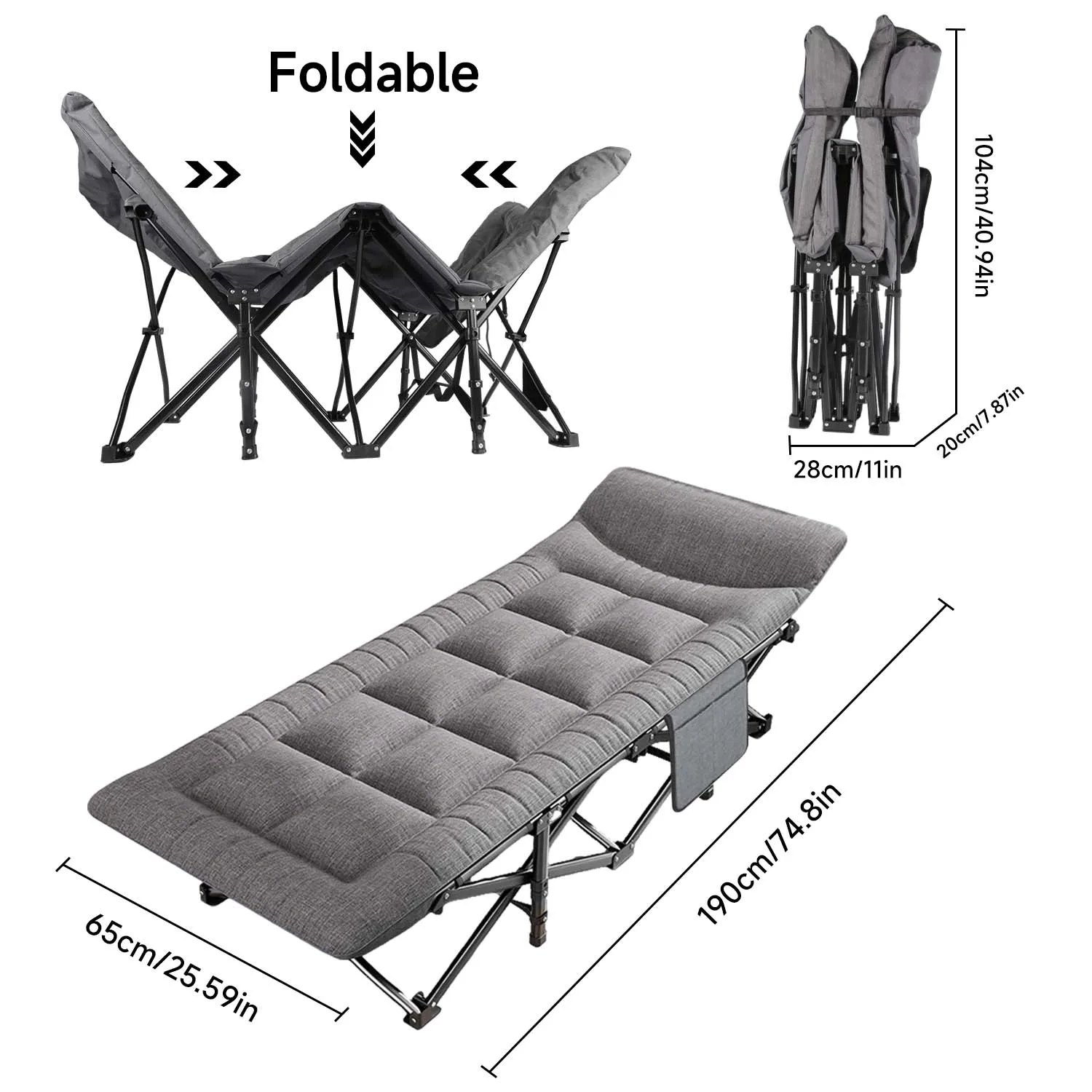 portable folding cot outdoor use