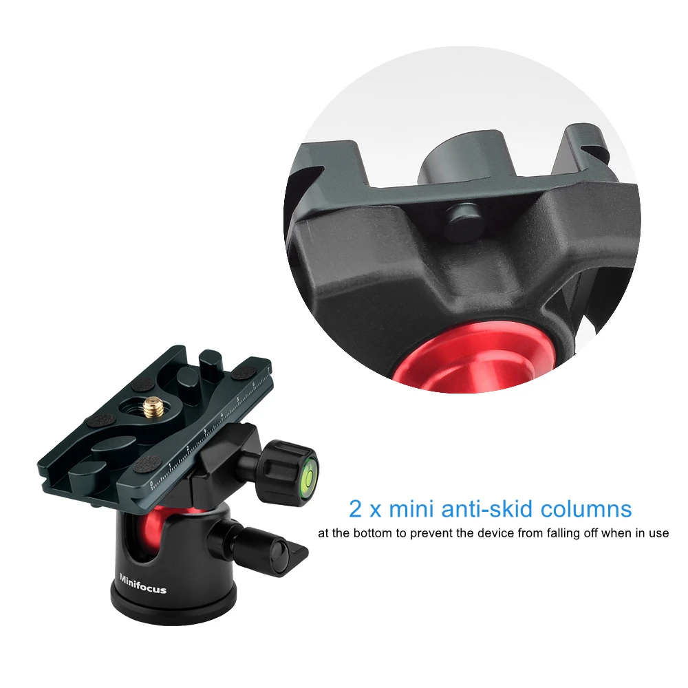 Enhanced Title:  
Premium Quick Release Tripod Ballhead with Cable Port Protector for Seamless Tethered Photography