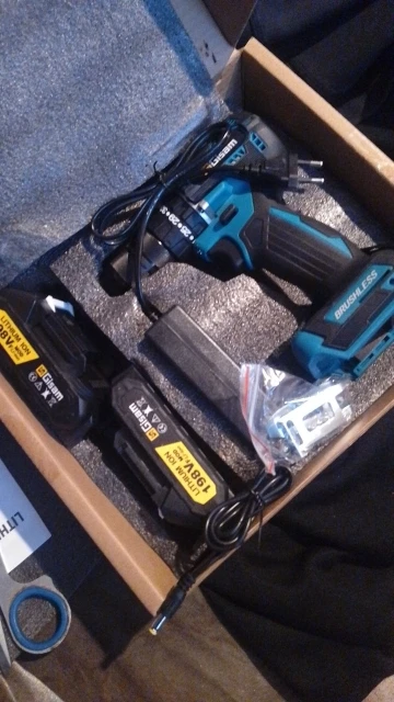 GIsam 13mm Electric Drill Brushless High-Power Impact Screwdriver Dual Speed 35+3 Torque Power Tool for Makita 18V Battery pins photo review