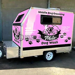 Factory Direct Sale Mobile Dog Grooming Trailer Dog Salon Van Mobile Pet Grooming Trailers with Full Equipment