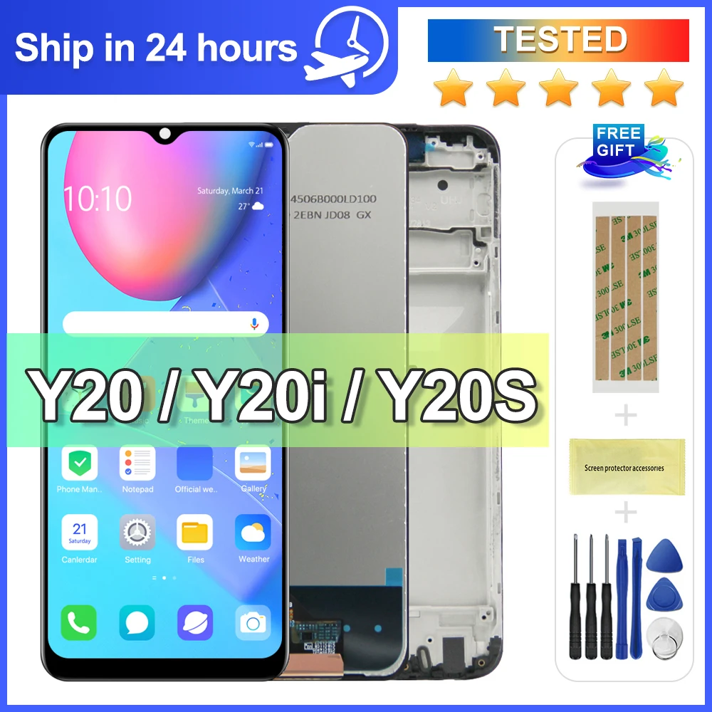 Ensemble-cran-tactile-LCD-6-51-pouces-pour-Vivo-Y20i-V2027-V2032-noir ...