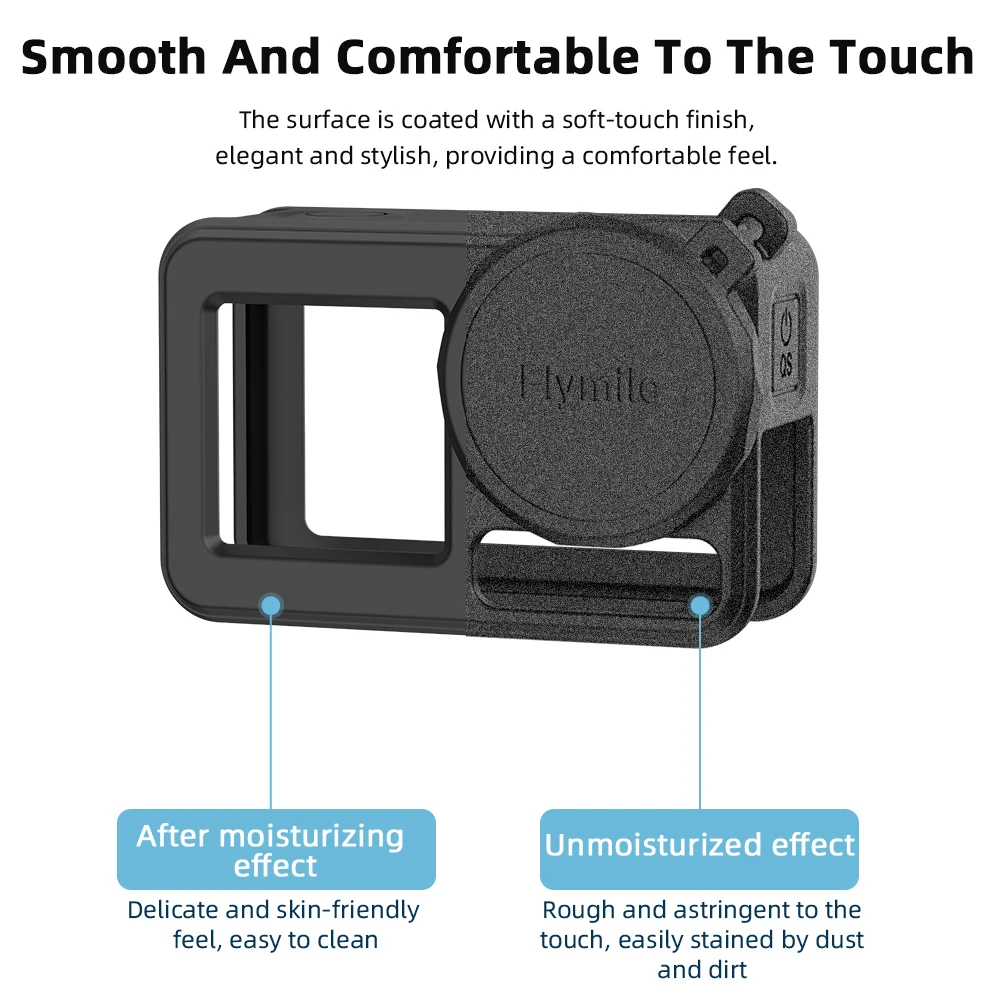Silicone Sleeve Protective Case & Screen Protectors with Lens Cap