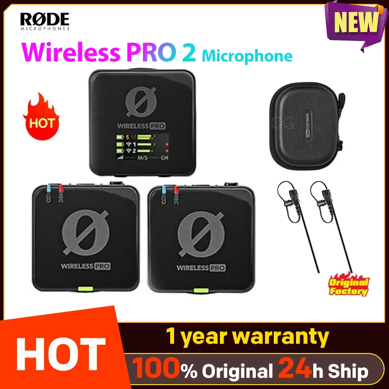 For Rode Wireless Pro 2-Person GO2 GO II ME Wireless Lavalier Mic System Smartphones Camera Laptop Gooseneck Microphone - AliExpress