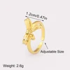 87887-8e06a7.jpg Nidin – bagues ouvertes rétro en forme d'arc romantique, 5 Styles réglables pour femmes et filles, bijoux fantaisie en Zircon brillant, cadeaux d'anniversaire, nouvelle collection