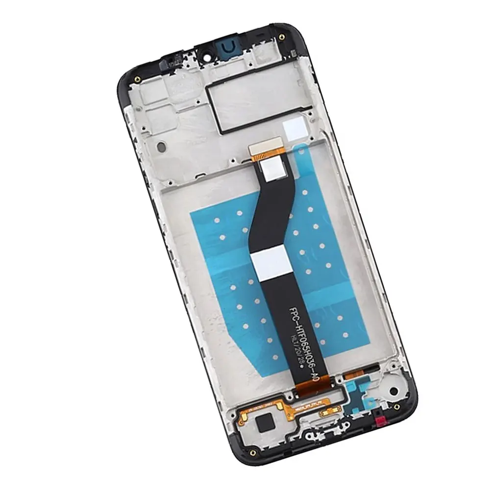 6.5" For Motorola Moto G8 Power Lite XT2055-2 LCD Display Touch Screen Digitizer Assembly Replacement G8 Power Lite With Frame