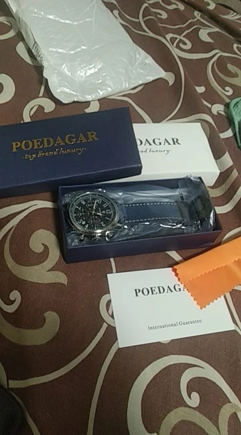 POEDAGAR Luxury Military Sports Watch photo review