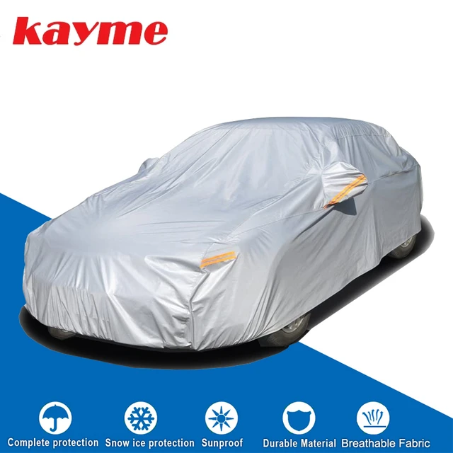 Kayme Add Cotton Car Cover Super Snow Cover Sunshade Waterproof Dustproof  Full Universal Auto Protective For Sedan SUV - AliExpress