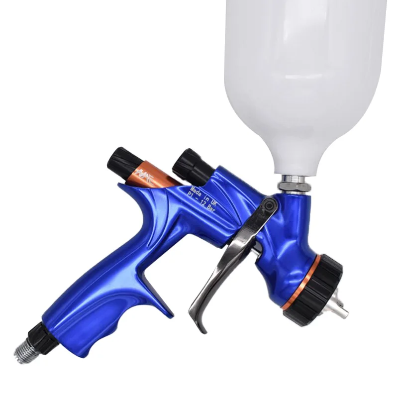 

NVE blue/black Spray Gun 1.3mm Stainless Steel Nozzle HVLP Air Spray Gun For Car Spray Paint Water-based Paint Varnish Spray Gun