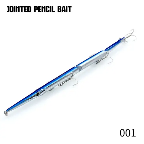 Hunthouse Jointed Pencil Bait 3 Section Fishing Lure 180mm/22g 255mm/30.6g Needle Sinking Swimbait For Bluefish Seabass Tackle - Image 16