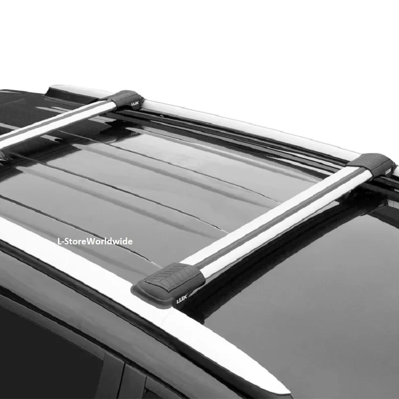 Roof rack Kia Rio X line (Kia Rio X line) 2017 2022 with rails Lux