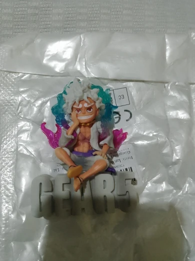 Nuevo 10cm Mini One Piece Figura de Acción - Luffy Gear 5 Nika photo review