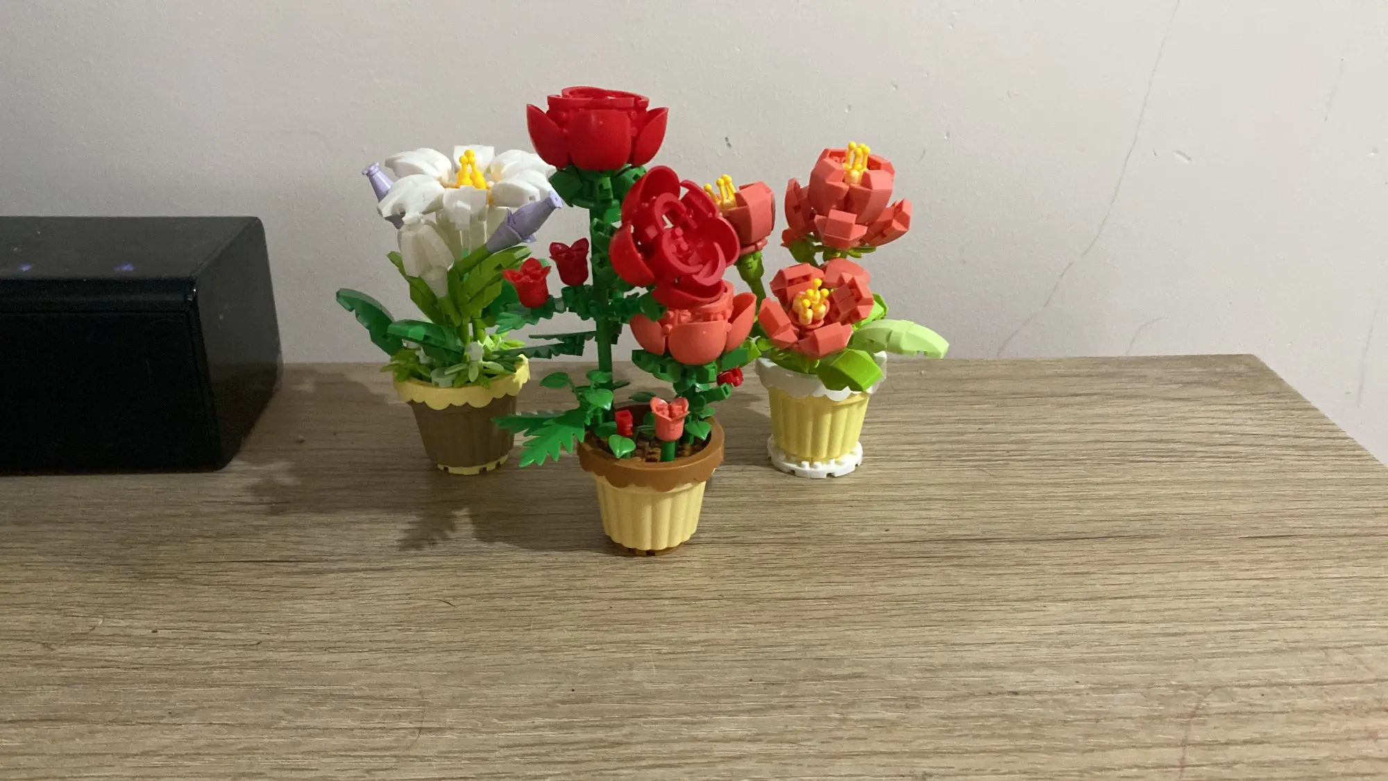 1PC Mini Succulent Flower Pot Building Blocks Simulation Flower Assembling Brick Model Kids Toys photo review