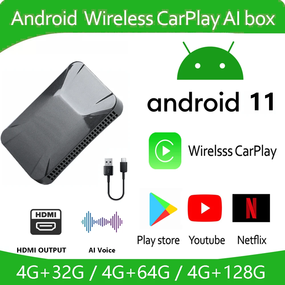 Android Auto Wireless Adapter Plug and Play Wired to Wireless Adapter for Android  Auto 2.4G&5G WiFi Auto Pairing OTA Upgrade - AliExpress