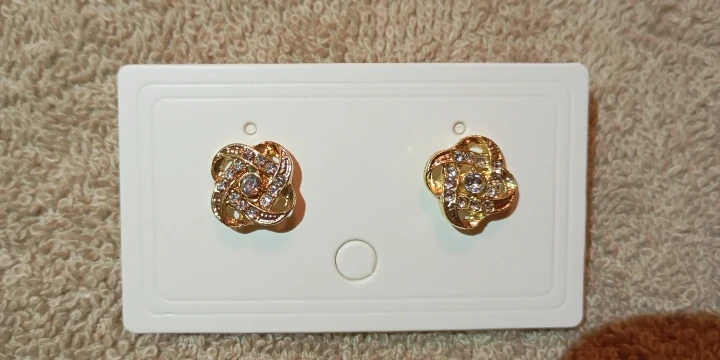 Light Luxury Zircon Stud Earrings photo review