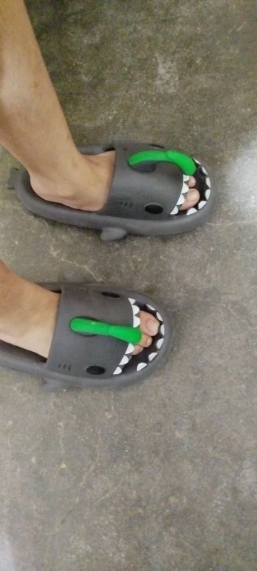 Thick and Comfy Anglerfish Sandals photo review