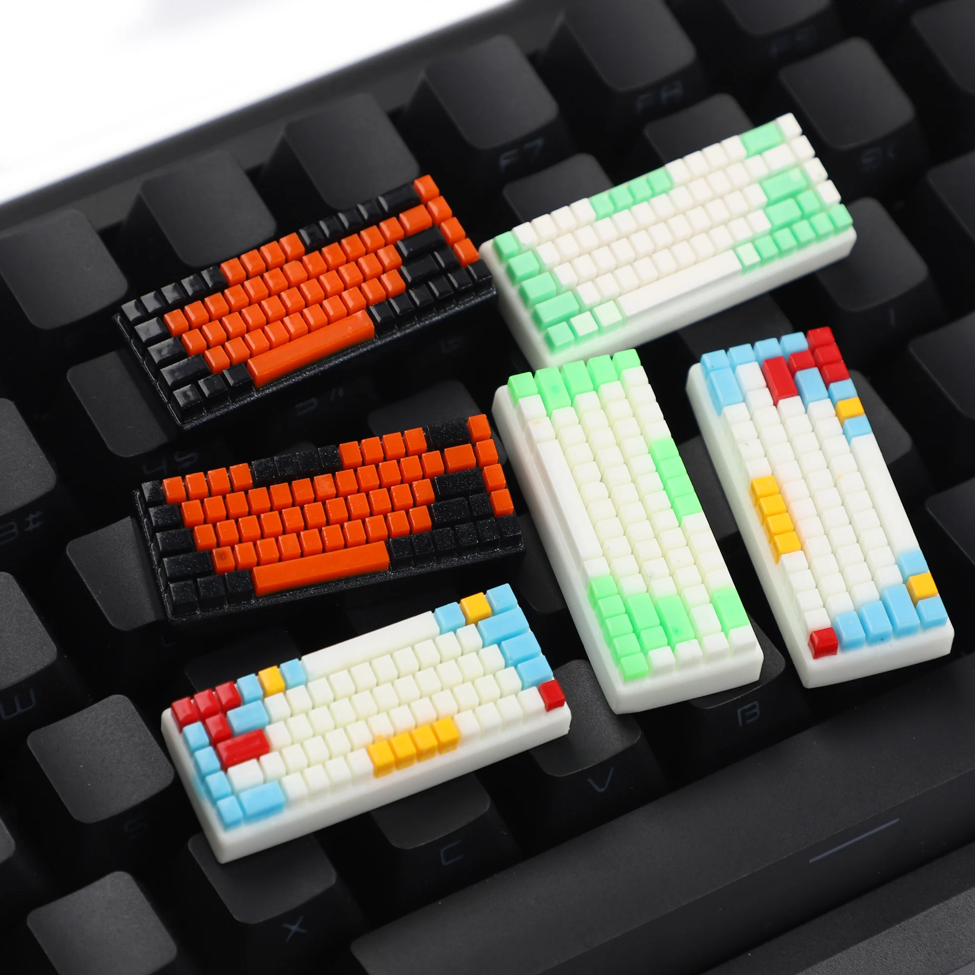 Artisan Keycap Resin Shine Through Keycaps Enter Shift For Cherry Mx