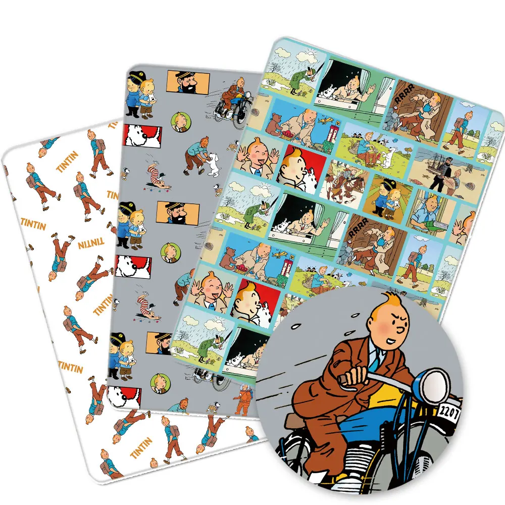 Cartone Animato Animale Poliestere E Tessuto Di Cotone Fantasia Poliestere Tessuti Per La Casa Per Bambini Cucito Fai Da Te 50*140 Cm/Piec 2 Ordini