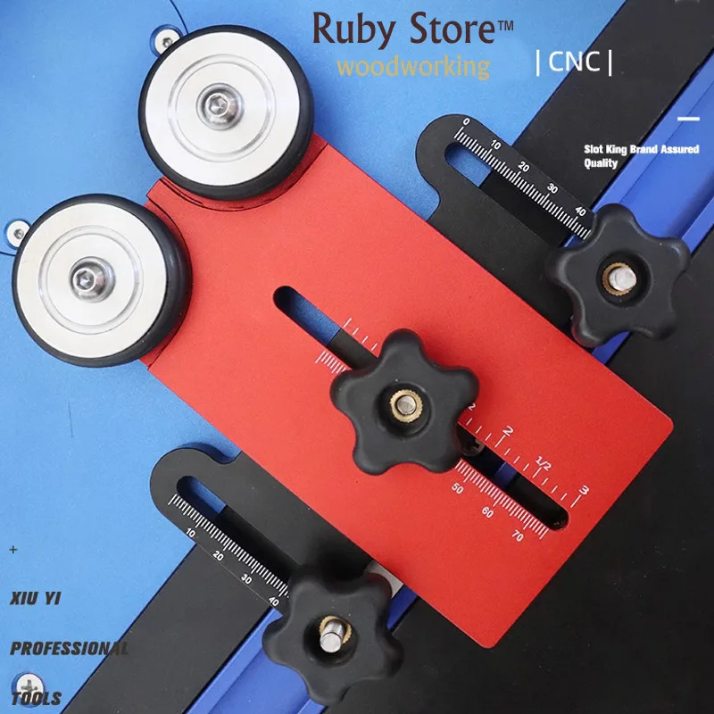 

Bearing Roller Feather Loc Board Stock Guide Thin Strip Jig
