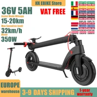 Trottinette électrique adulte HX X7, trottinette électrique 350W 5AH, trottinettes électriques pliables 8,5 pouces, e-scooter électrique, vitesse 32 km/h 1