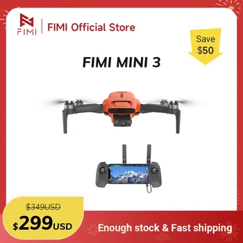 FIMI MINI 3 AI Super Night Video Drone con fotocamera professionale 4K Sensore CMOS impilato da 1/2 pollice sotto il 245 g Quadcopter