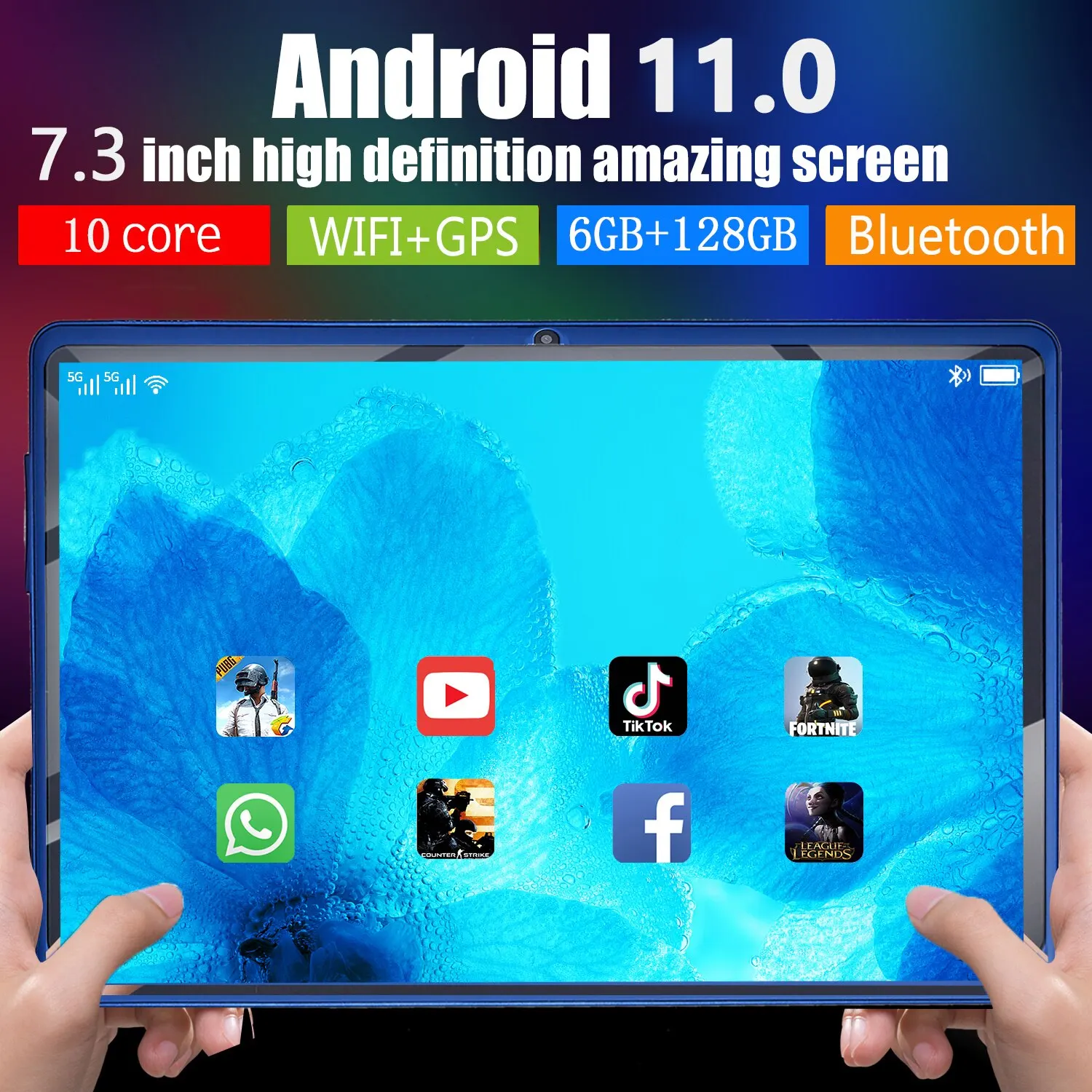 2023 nowy AD88 Tablet Android 11 4800mAh inteligentny tablet wersja