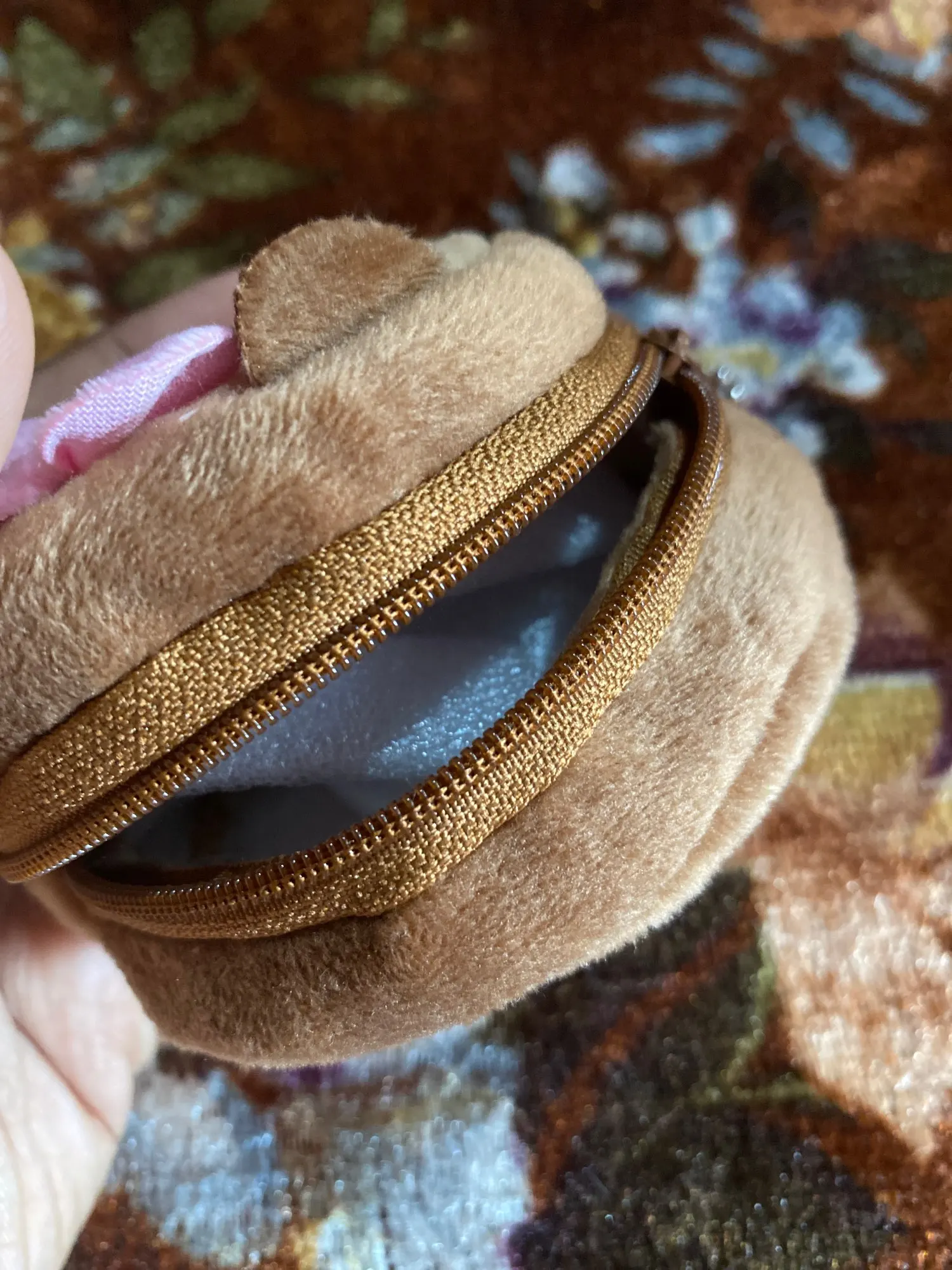 Women Coin Purse Cartoon Cute Zipper Plush Three-dimensional Coin Purse Pouch Purse Earphone Bag Wallet Bag Key Holder photo review