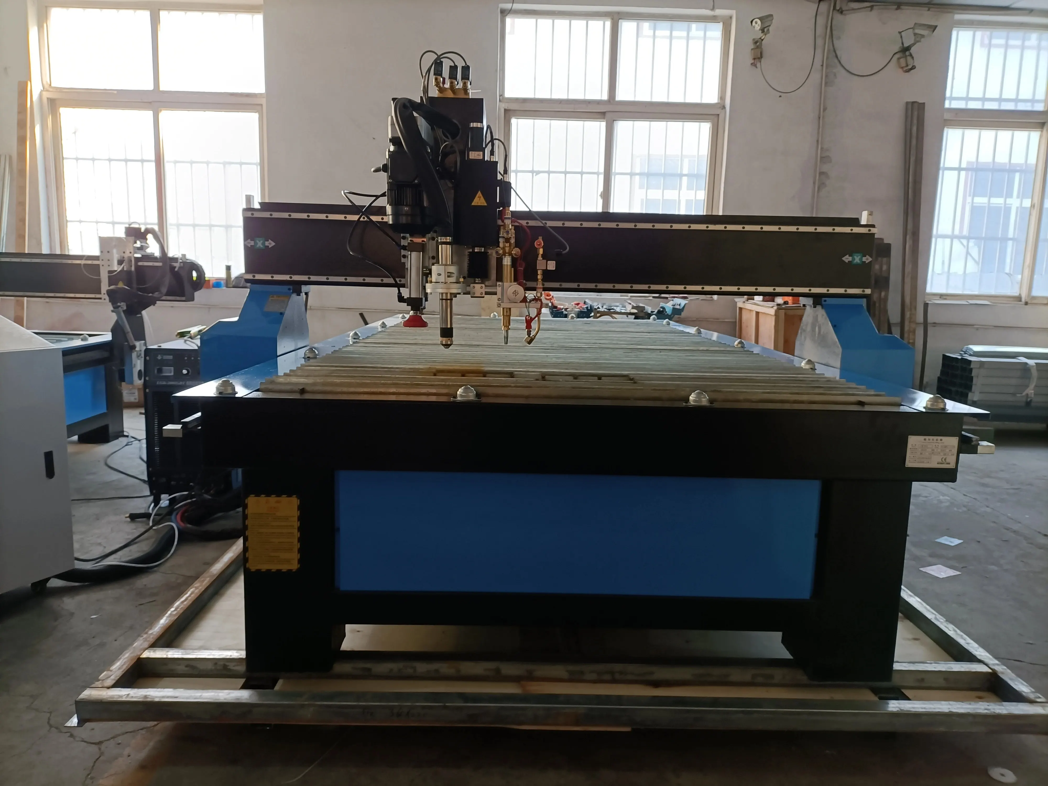 Plasma Cutter Machine 4x8 Plasma Table 100 Amp Plasma Cutter Water Table 380V/220V Four Heads For Sale 3