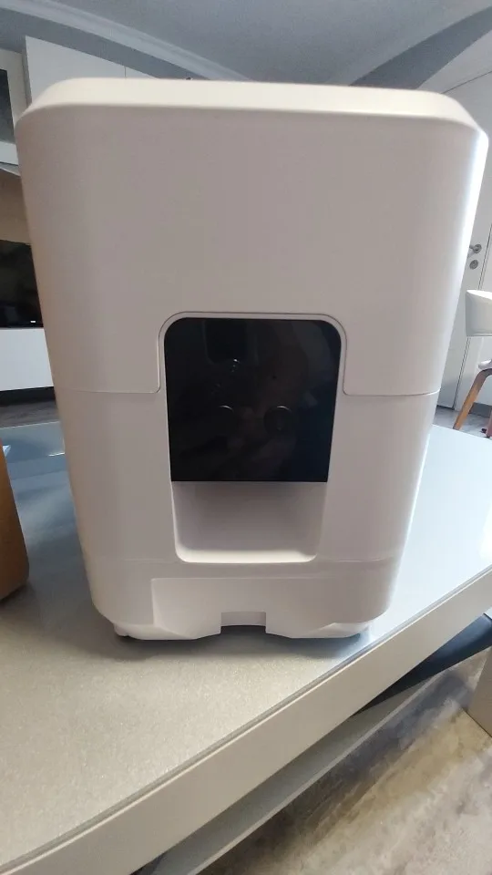 Comedero inteligente para mascotas, alimentador automático para gatos, máquina de comida lenta para perros con dispensador automático de comida para gatos cuantitativo temporizado, tazón para perros y gatos photo review