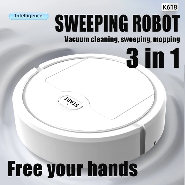 Rechargeable 3 In 1 Smart Sweeping Robot Home Sweeper Sweeping and Vacuuming Wireless Vacuum Cleaner Sweeping Robots For Home 1