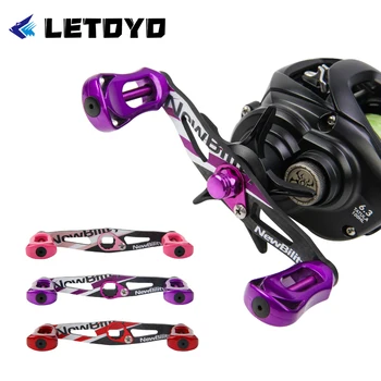 LETOYO UV 탄소 섬유 더블 로커 노브, 왼손 베이트 캐스팅 낚시 릴, 다이와 카스트킹 료비 라팔라 펜 아부 가르시아용