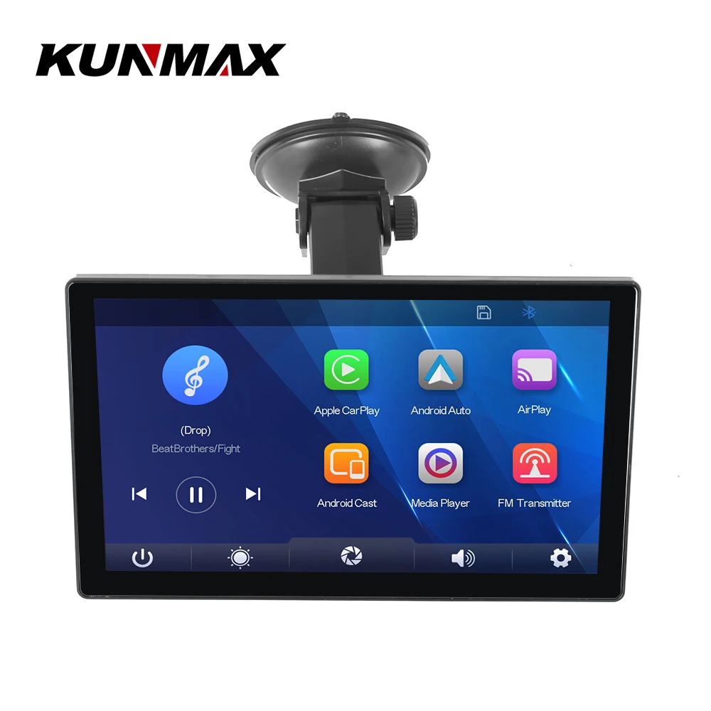 

9inch Touch Screen Wireless CarPlay Pad Android Auto Tablet Linux System LCD AUX FM transmit Bluetooth 5.0 WFI Multimedai player