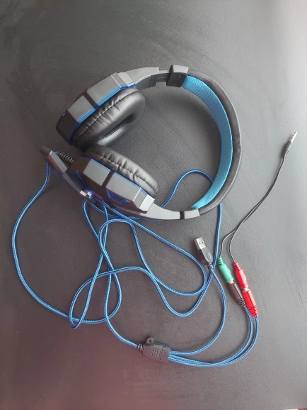 Led Headset Professional Wired Headphones photo review