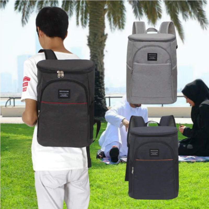 1PC 20L Thermal Backpack Waterproof Thickened Cooler Bag Large Insulated Storage Picnic Fresh Bar Refrigerator Home Wine Package