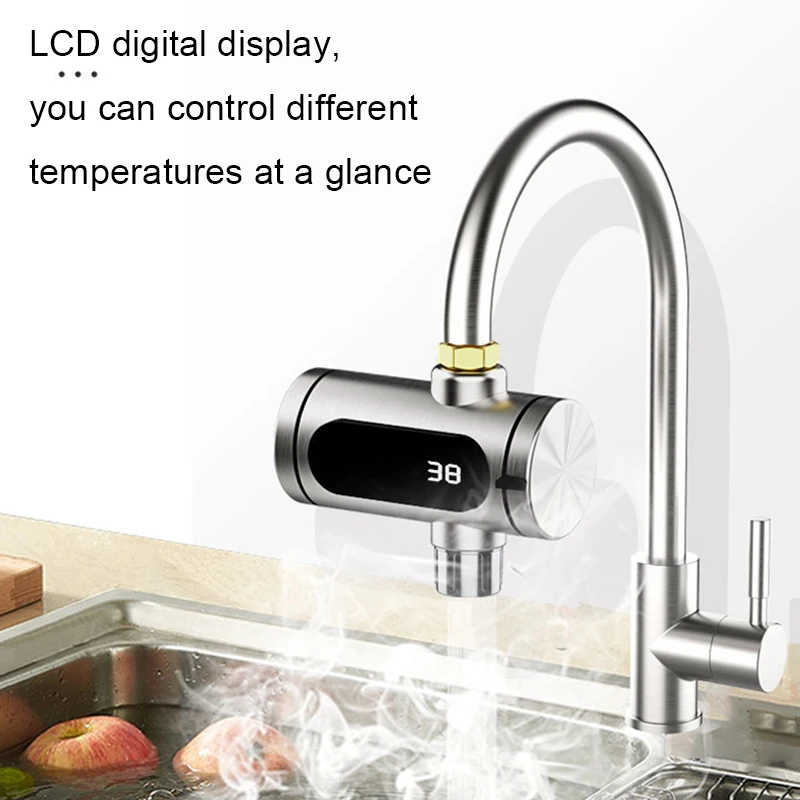Xiaomi Stainless Steel Electric Hot Water Faucet Instant Hot Heating Faucet 7