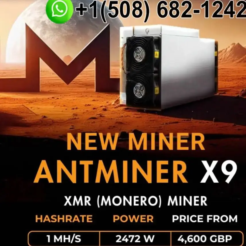 Buy 5 get 3 free New Bitmain XMR Miner X9 1000K 2472W 2.47J/K RandomX ...